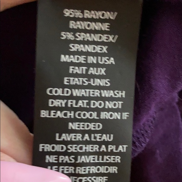 🆕 Purple Top w/ ruched sides!!! NWT!!! - Picture 6 of 6